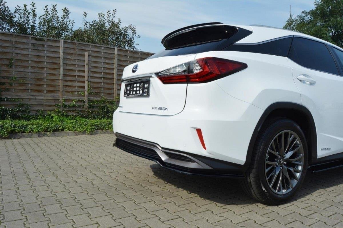 Heckansatz Lexus RX Mk4 H  schwarz Hochglanz – Ansicht 3