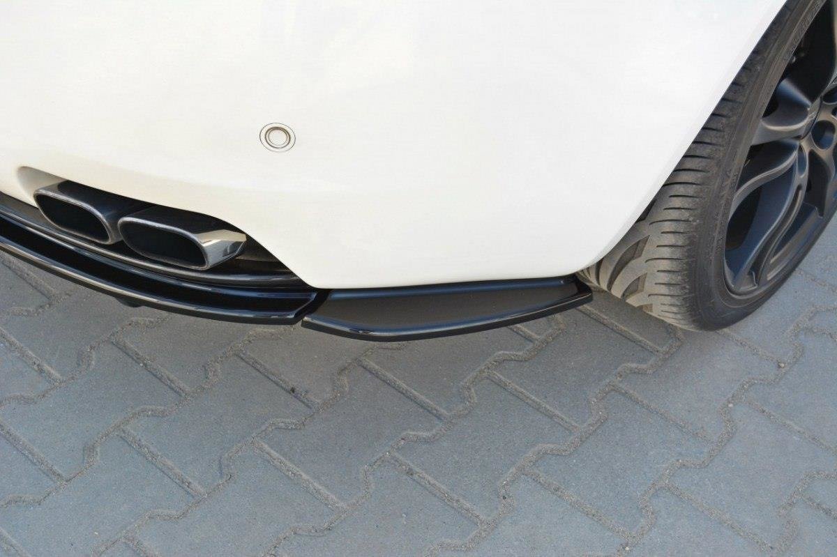 Heck Ansatz Flaps Diffusor passend für Alfa Romeo Brera schwarz Hochglanz – Ansicht 1