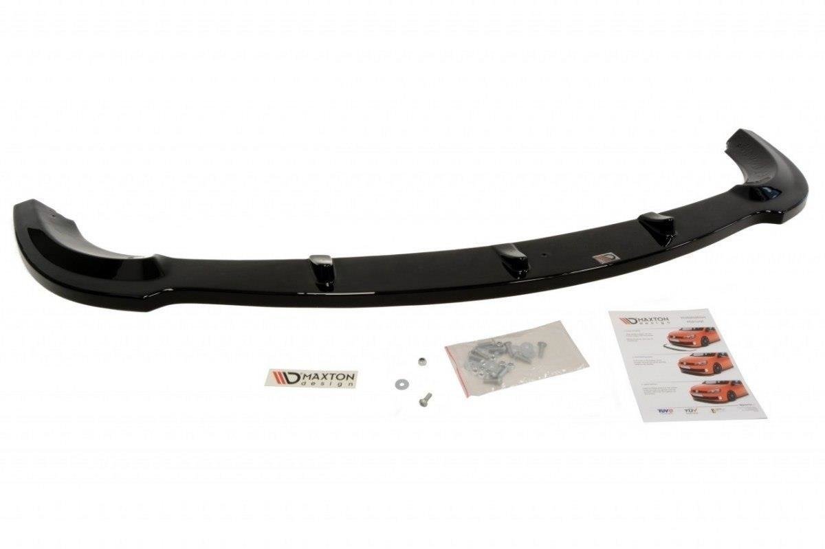 Street+ Spoilerlippe Front Ansatz passend für MERCEDES SL R230 AMG schwarz Hochglanz – Ansicht 1