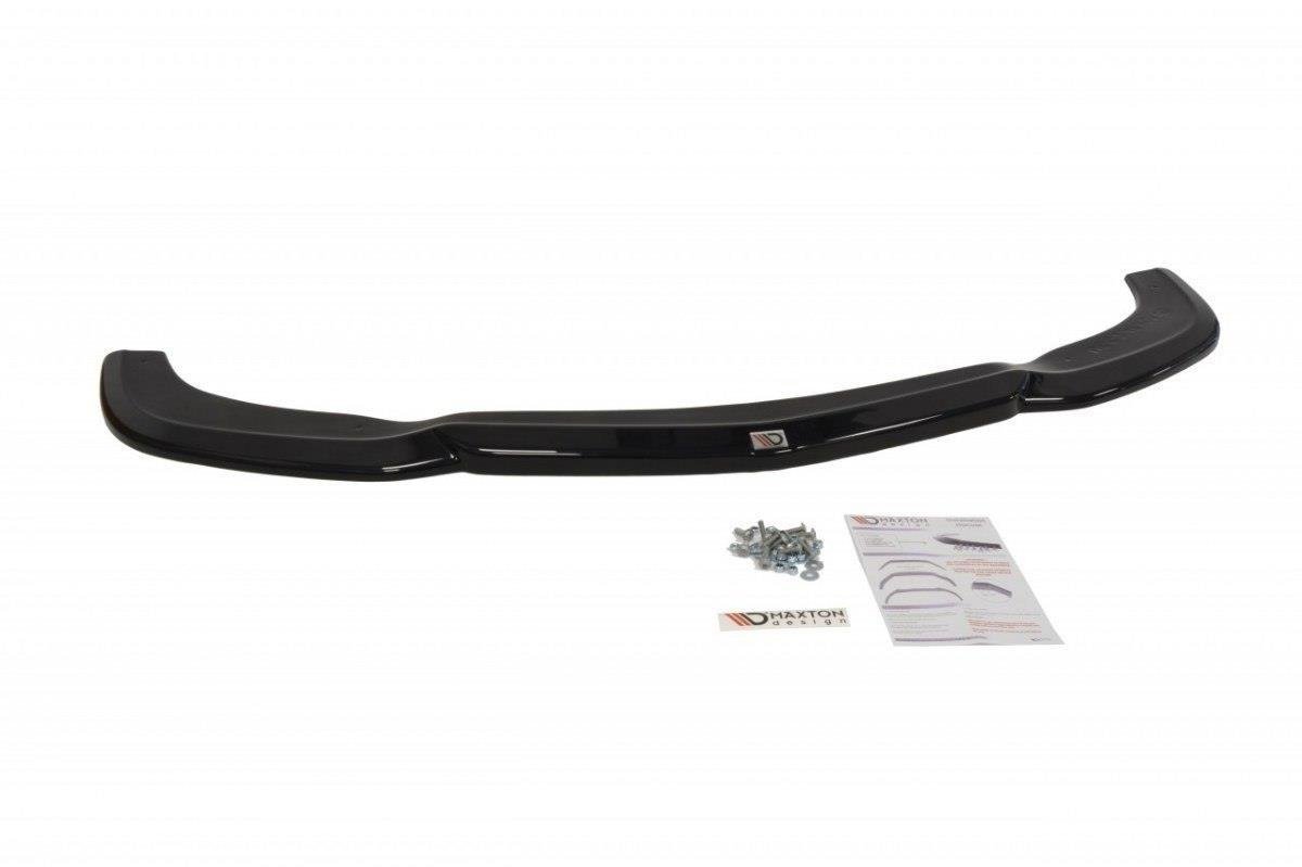 Street+ Spoilerlippe Front Ansatz passend für MERCEDES C-KLASSE W204 Facelift schwarz Hochglanz – Ansicht 2