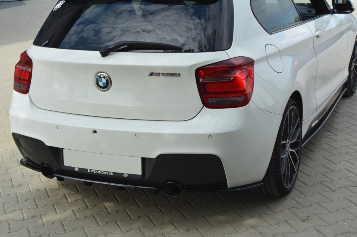 Heckansatz BMW 1er F20/F21 M-Power im DTM LOOK schwarz Hochglanz – Ansicht 3