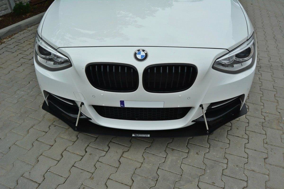 Racing Street+ Spoilerlippe Front Ansatz passend für BMW 1er F20/F21 M-Power (vor Facelift) – Ansicht 3