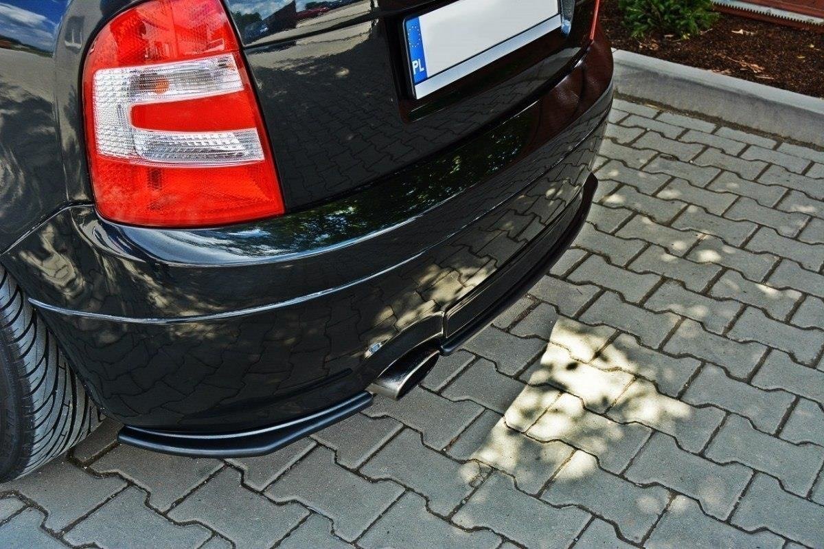 Heckansatz Skoda Fabia RS Mk1 schwarz Hochglanz – Ansicht 1
