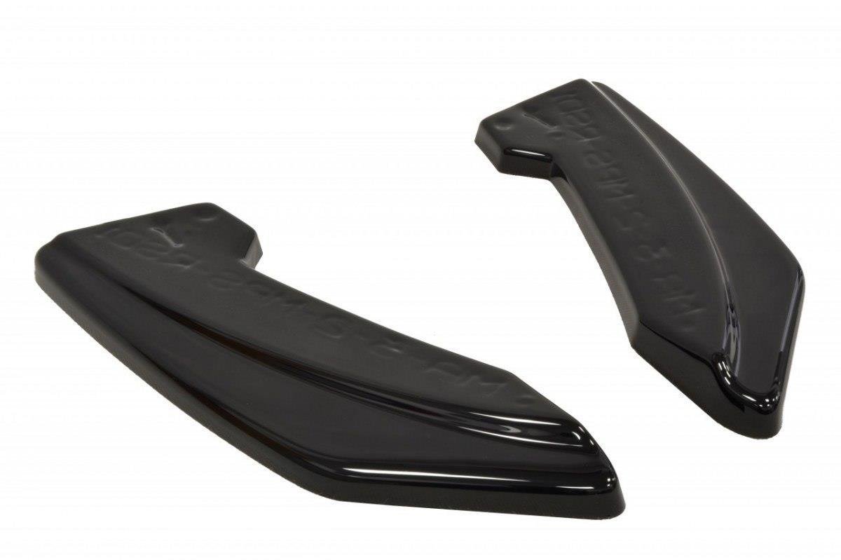 Heck Ansatz Flaps Diffusor passend für MAZDA 3 MK2 MPS schwarz Hochglanz – Ansicht 1