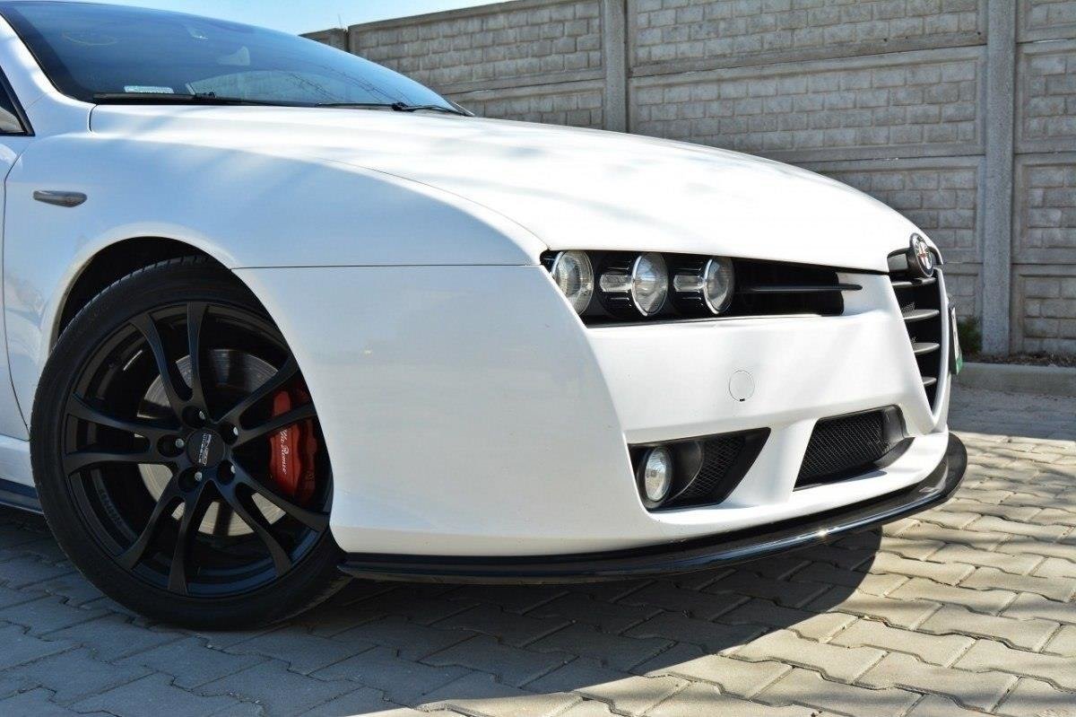 Street+ Spoilerlippe Front Ansatz passend für Alfa Romeo Brera schwarz Hochglanz – Ansicht 3