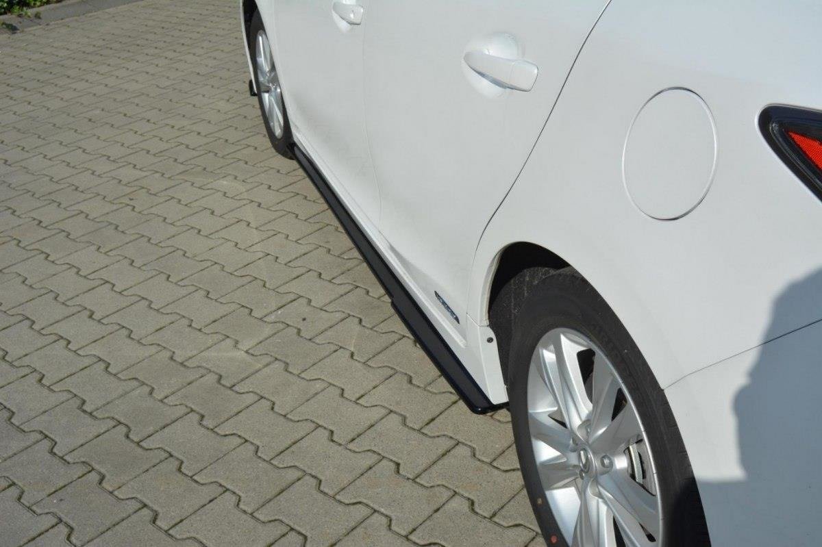 Street+ Seitenschweller Leisten passend für Lexus CT Mk1 Facelift schwarz Hochglanz – Ansicht 4
