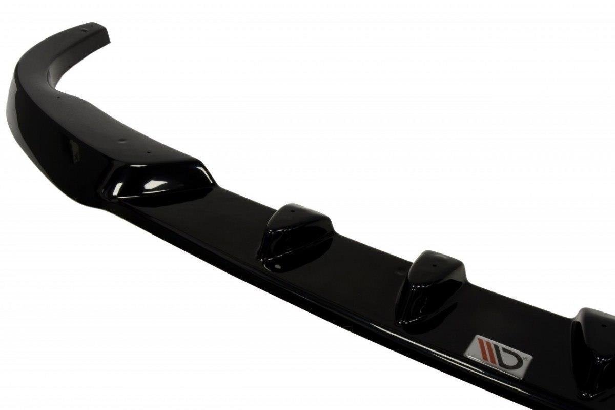 Street+ Spoilerlippe Front Ansatz passend für PEUGEOT 206 (passend für: CC, RC, GTI, S16, XSI, XS, SPORT) schwarz Hochglanz – Ansicht 3