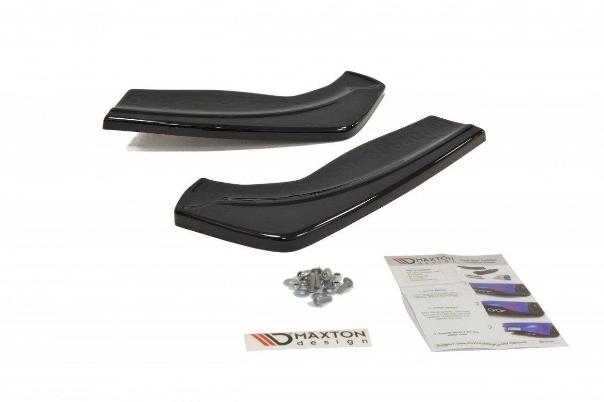 Heck Ansatz Flaps Diffusor V.1 passend für Ford Focus ST Mk2 FL schwarz Hochglanz – Ansicht 2