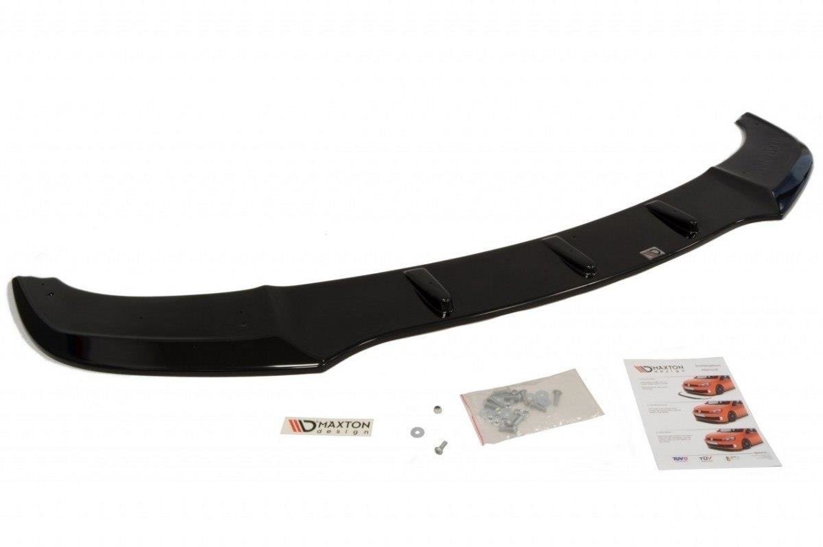 Street+ Spoilerlippe Front Ansatz V.1 passend für BMW 5er  M-Paket F10/F11 schwarz Hochglanz – Ansicht 4