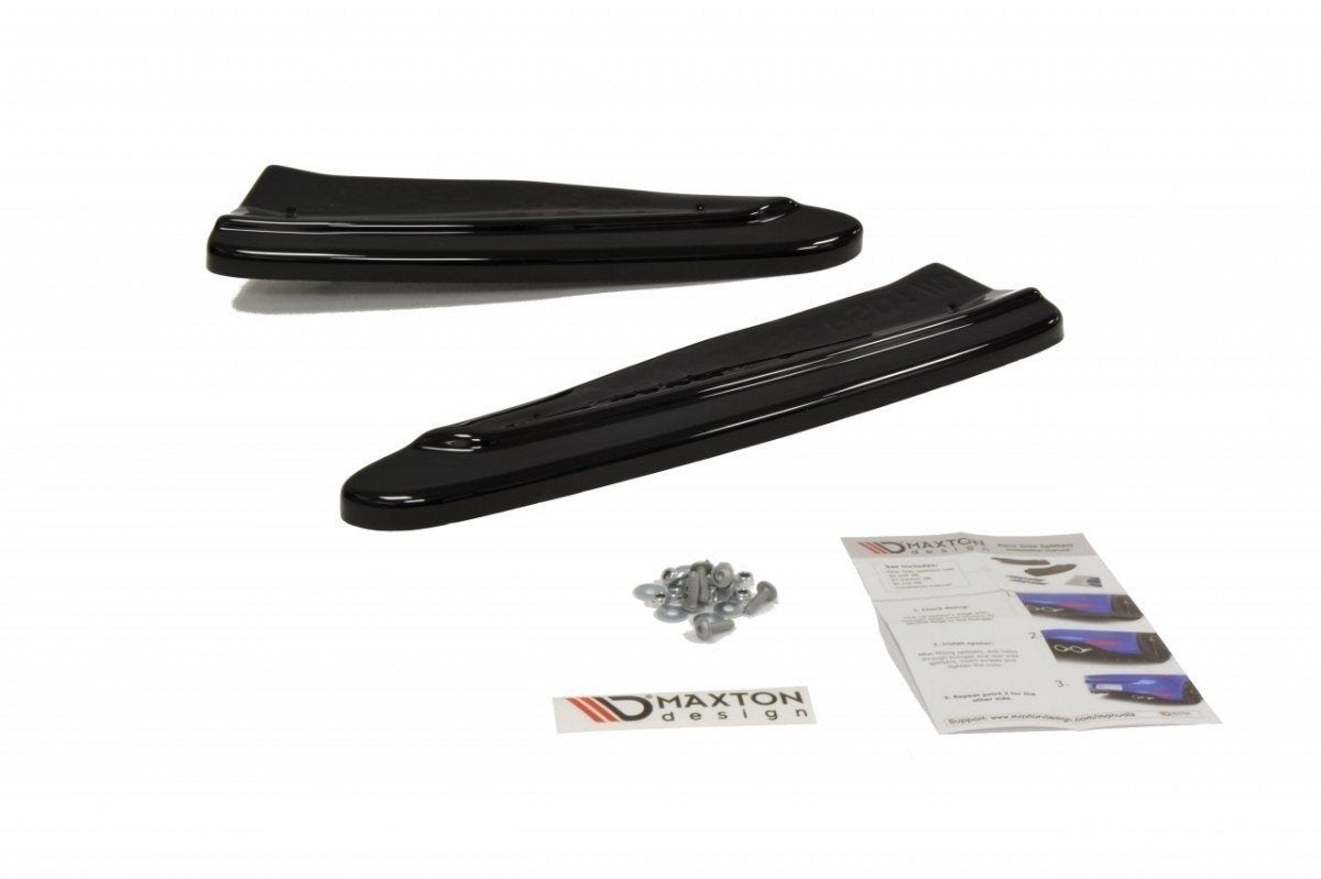 Heck Ansatz Flaps Diffusor passend für Chevrolet Camaro SS / Standard Mk5 schwarz Hochglanz – Ansicht 8
