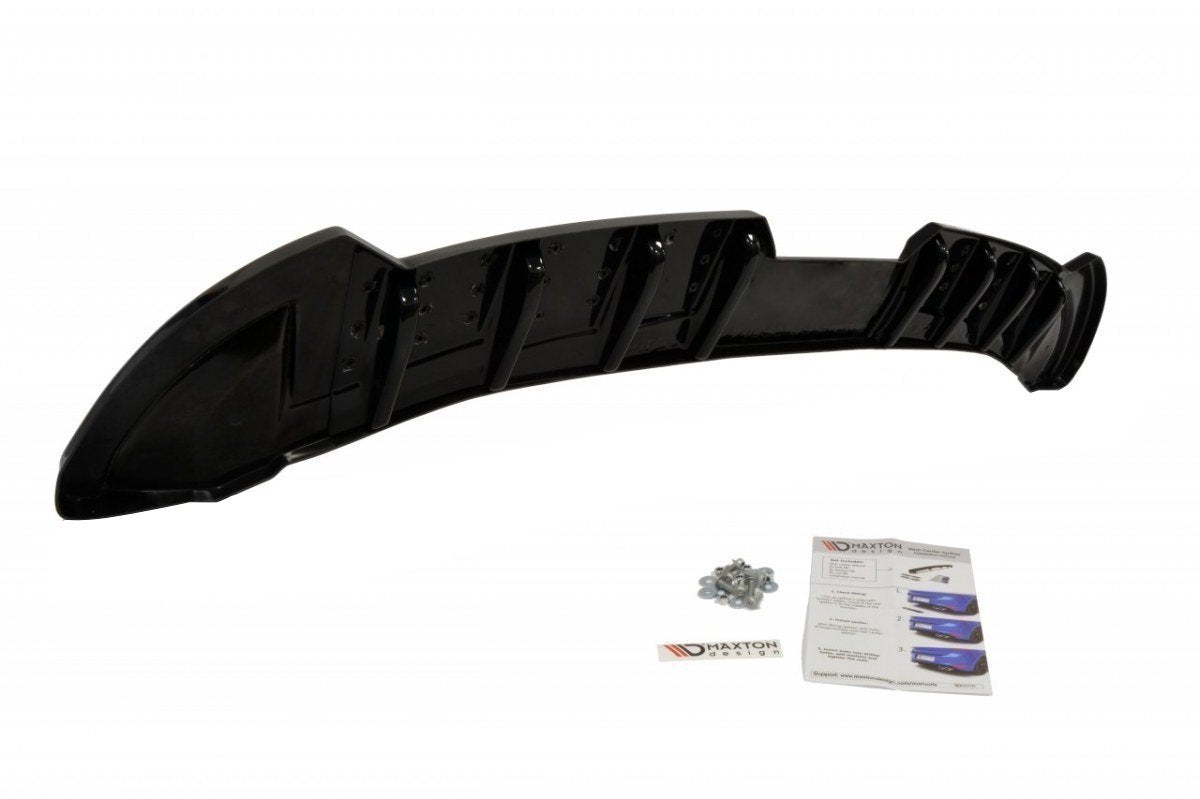 Diffusor Heck Ansatz für SEAT IBIZA 4 SPORTCOUPE (vor Facelift) DTM LOOK schwarz Hochglanz – Ansicht 2