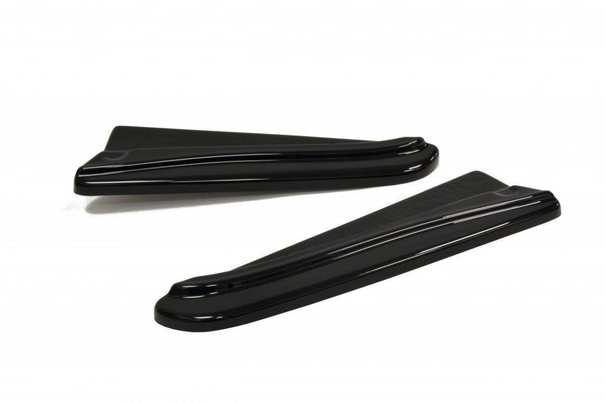 Heck Ansatz Flaps Diffusor passend für JAGUAR XF X250 SPORTBRAKE schwarz Hochglanz – Ansicht 2