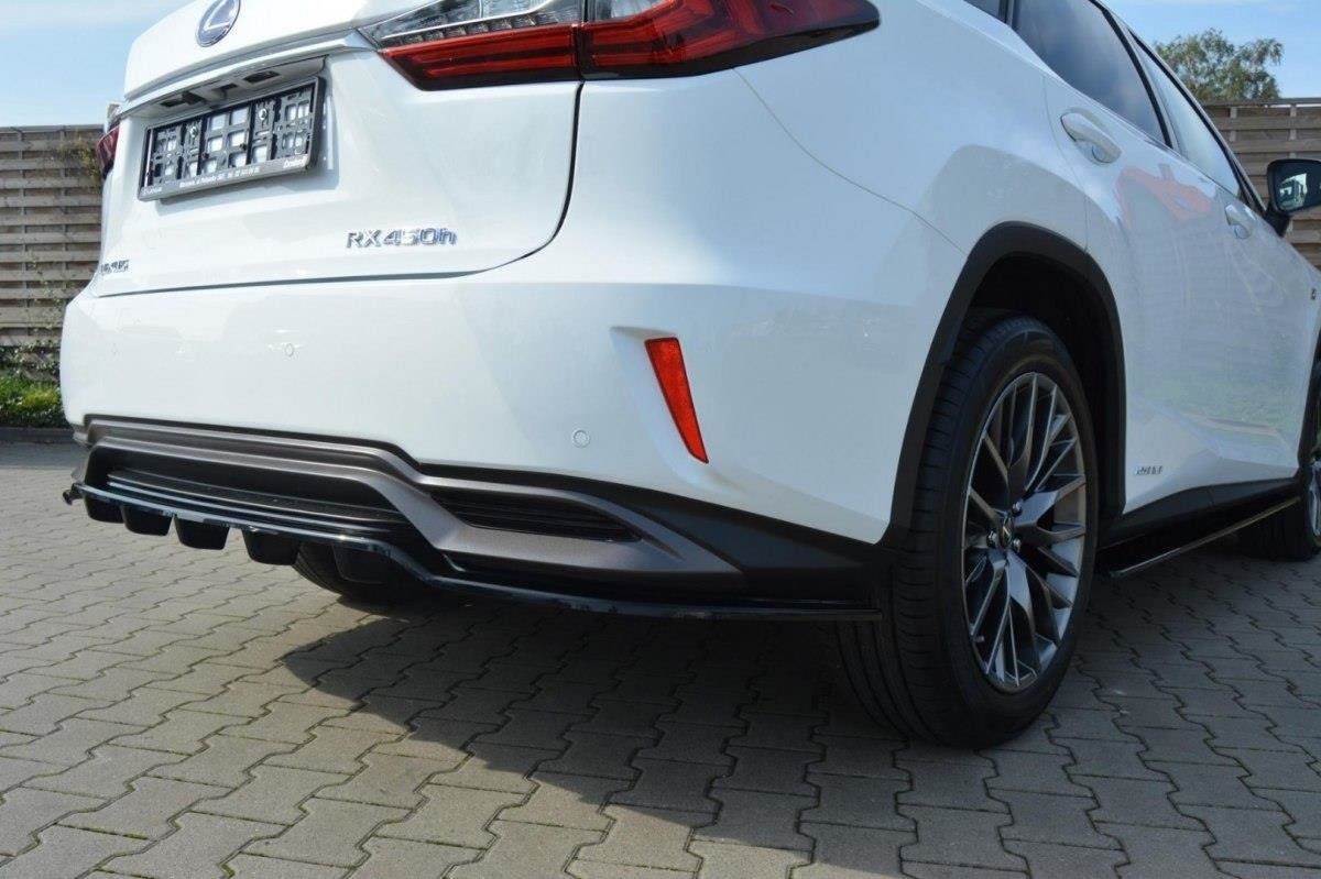 Heckansatz Lexus RX Mk4 H DTM LOOK schwarz Hochglanz – Ansicht 4