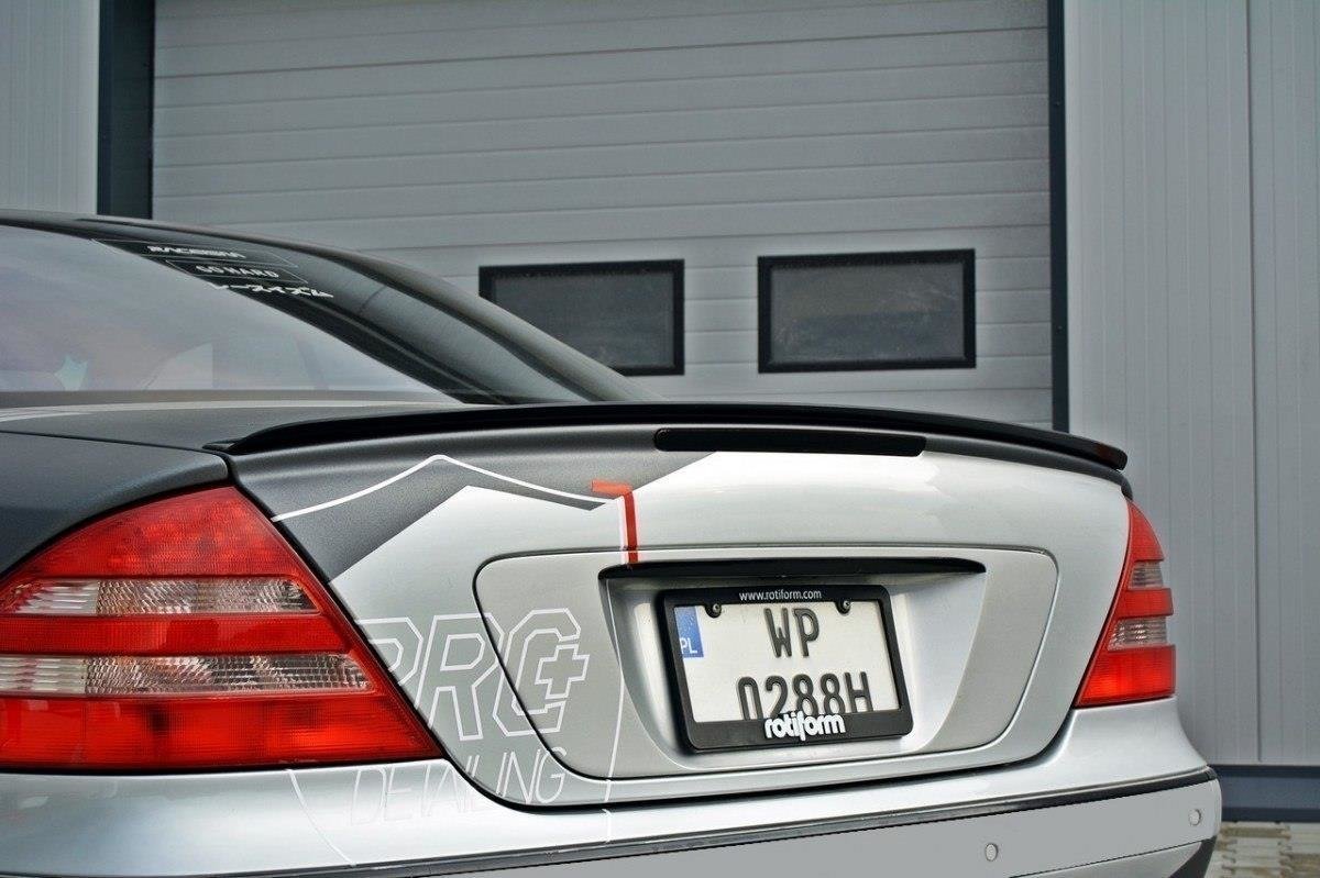 Heckspoiler Lippe MERCEDES CL-KLASSE C215 schwarz Hochglanz – Ansicht 1
