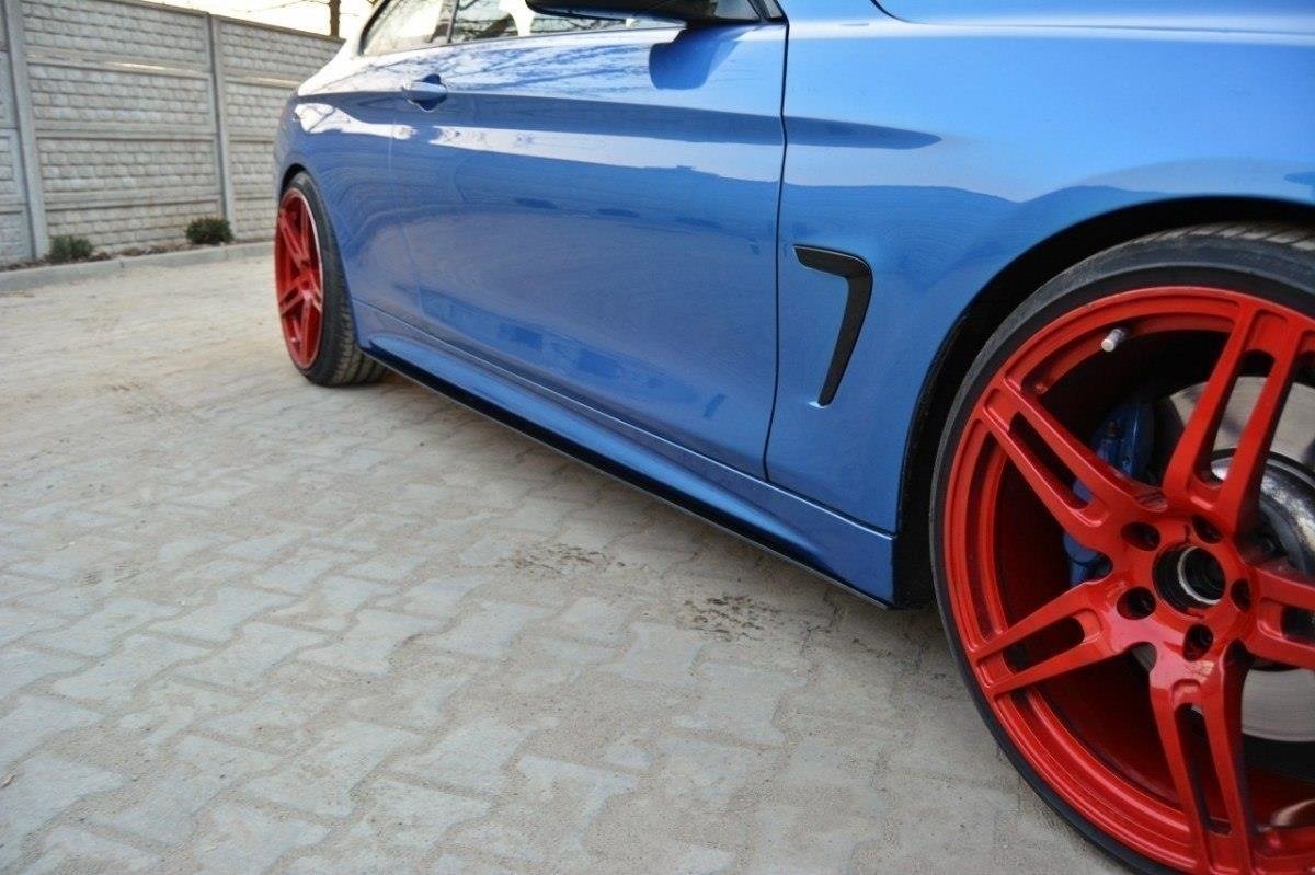 Racing Seitenschweller Ansatz BMW 4er Coupe / Gran Coupe / Cabrio M-Paket F32 / F36 / F33 – Ansicht 1