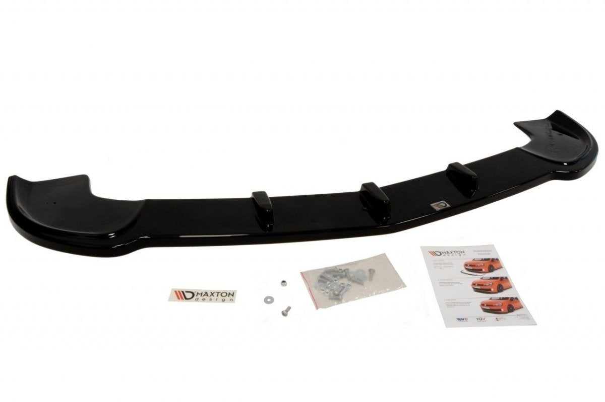 Street+ Spoilerlippe Front Ansatz passend für MERCEDES SLK R171 (FÜR ME-SLK-R171-AMG204-F1) schwarz Hochglanz – Ansicht 3
