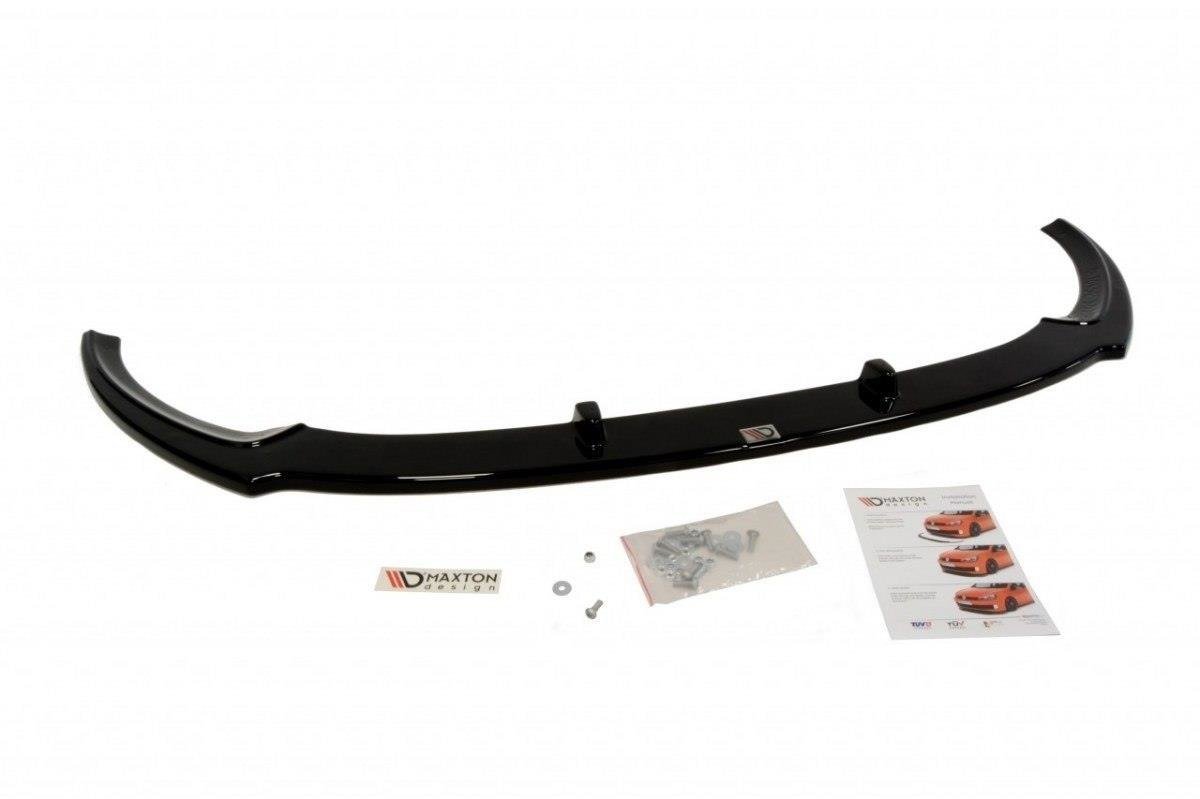 Street+ Spoilerlippe Front Ansatz passend für OPEL CORSA E OPC / VXR schwarz Hochglanz – Ansicht 1