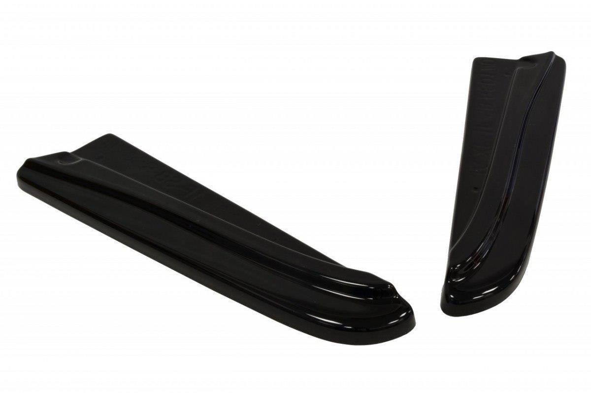Heck Ansatz Flaps Diffusor passend für JAGUAR XF X250 SPORTBRAKE schwarz Hochglanz – Ansicht 1