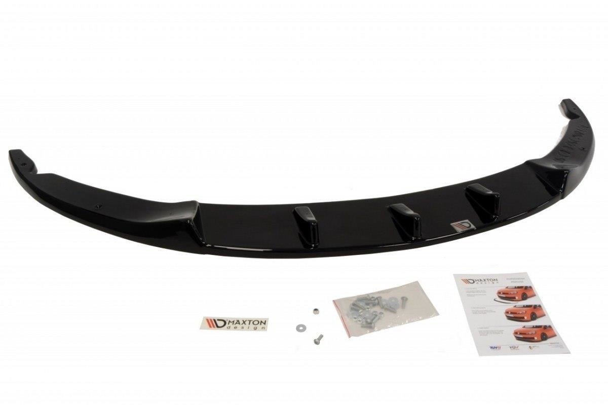 Street+ Spoilerlippe Front Ansatz passend für OPEL CORSA D NÜRBURG (FÜR OPC / VXR STOßSTANGE) schwarz Hochglanz – Ansicht 5
