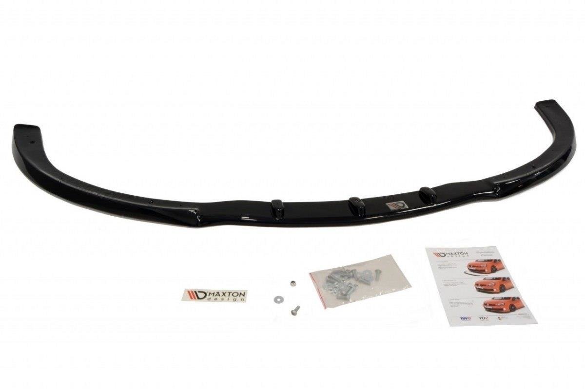 Street+ Spoilerlippe Front Ansatz passend für OPEL CORSA D OPC-LINE (vor Facelift) schwarz Hochglanz – Ansicht 1