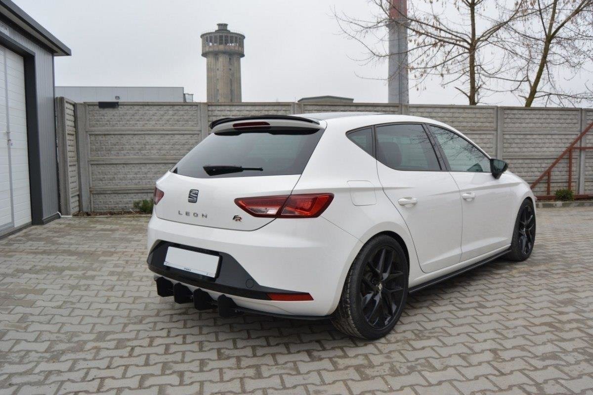 Diffusor Heck Ansatz passend für Heckschürze passend für SEAT LEON III FR – Ansicht 6