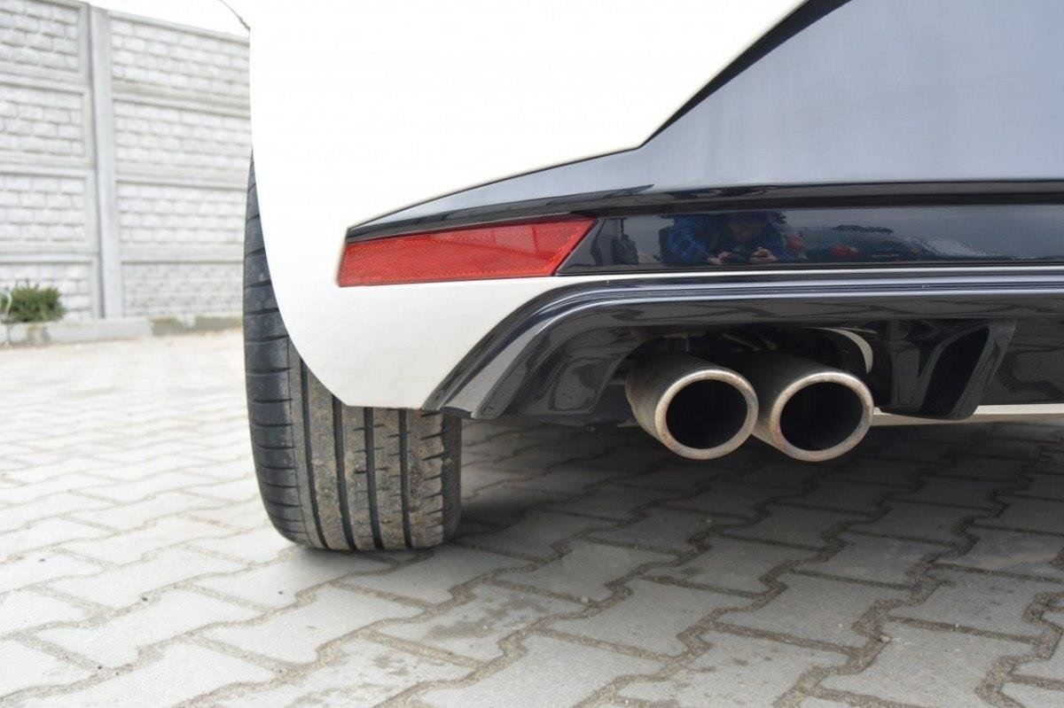 Diffusor Heck Ansatz passend für SEAT LEON III FR schwarz Hochglanz – Ansicht 4