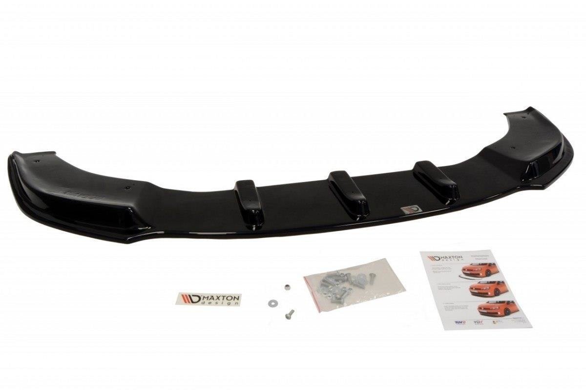 Street+ Spoilerlippe Front Ansatz passend für Skoda Octavia Mk2 schwarz Hochglanz – Ansicht 1
