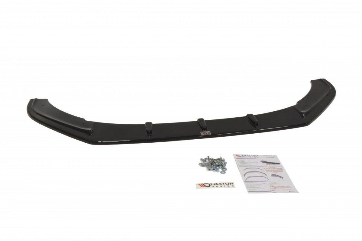 Street+ Spoilerlippe Front Ansatz V.1 passend für VW Polo GTI Mk5 Facelift schwarz Hochglanz – Ansicht 3