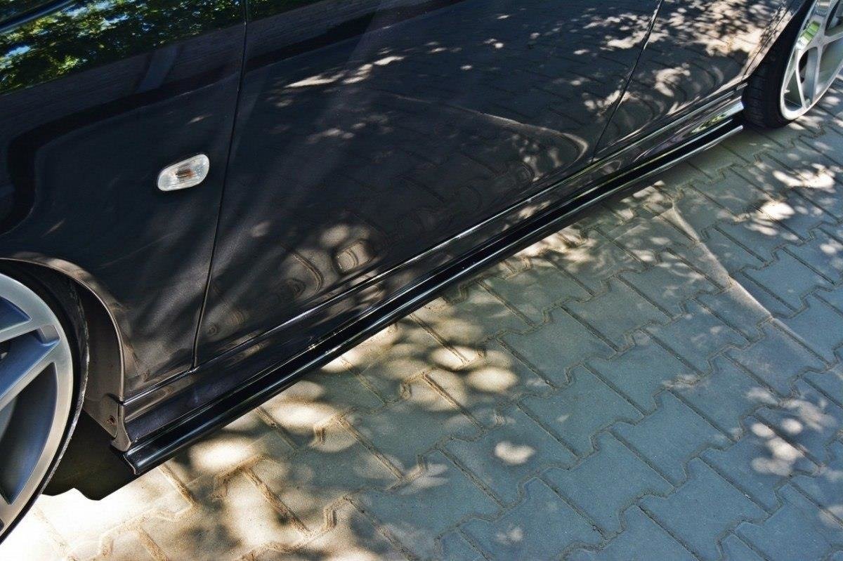 Street+ Seitenschweller Leisten passend für SAAB 9-3 TURBO X/ Aero Facelift schwarz Hochglanz – Ansicht 4