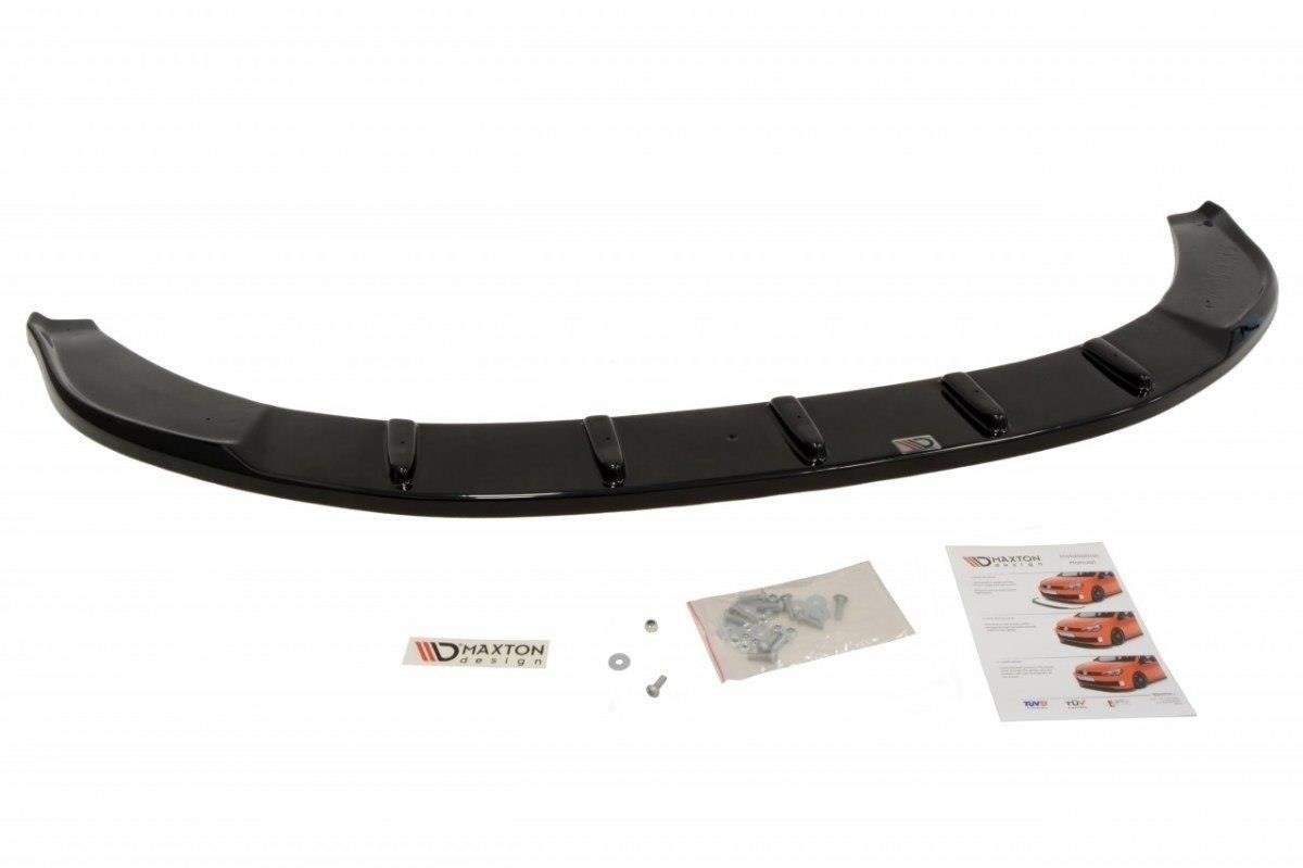 Street+ Spoilerlippe Front Ansatz passend für Skoda Superb Mk2 (Fur Sport Frontansatz) schwarz Hochglanz – Ansicht 1