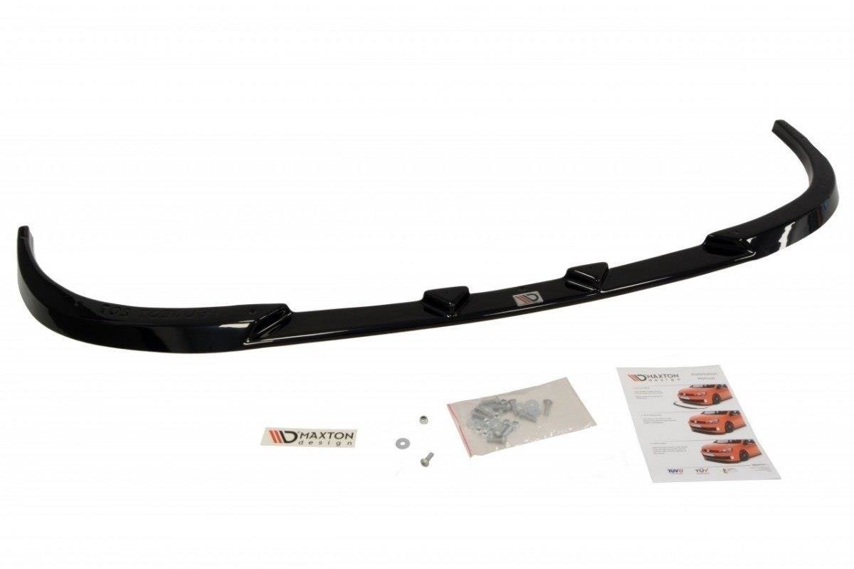 Street+ Spoilerlippe Front Ansatz passend für PEUGEOT 207 vor Facelift schwarz Hochglanz – Ansicht 3