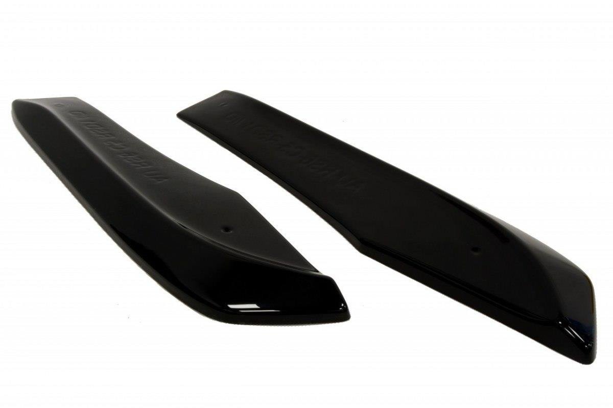 Heck Ansatz Flaps Diffusor passend für AUDI RS6 C5 AVANT schwarz Hochglanz – Ansicht 6