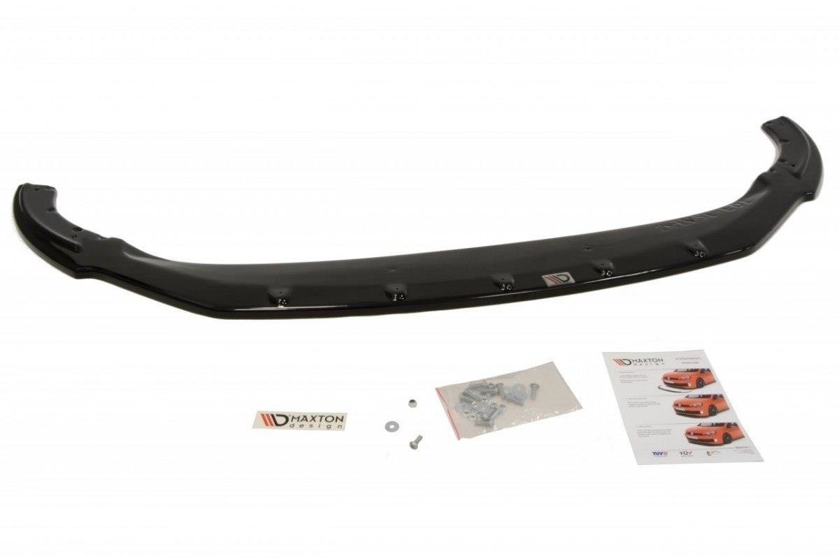 Street+ Spoilerlippe Front Ansatz passend für Skoda Fabia Mk2 FL schwarz Hochglanz – Ansicht 1