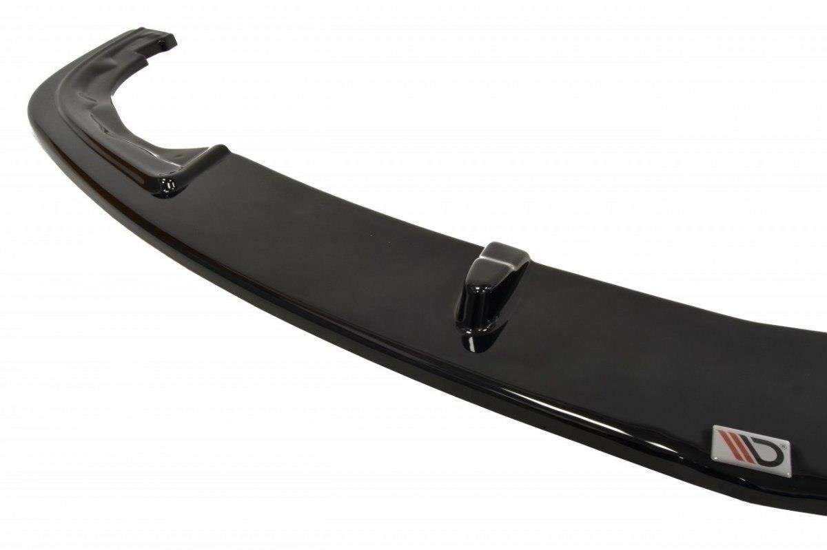 Street+ Spoilerlippe Front Ansatz passend für v.2 MAZDA 3 MK2 MPS schwarz Hochglanz – Ansicht 1