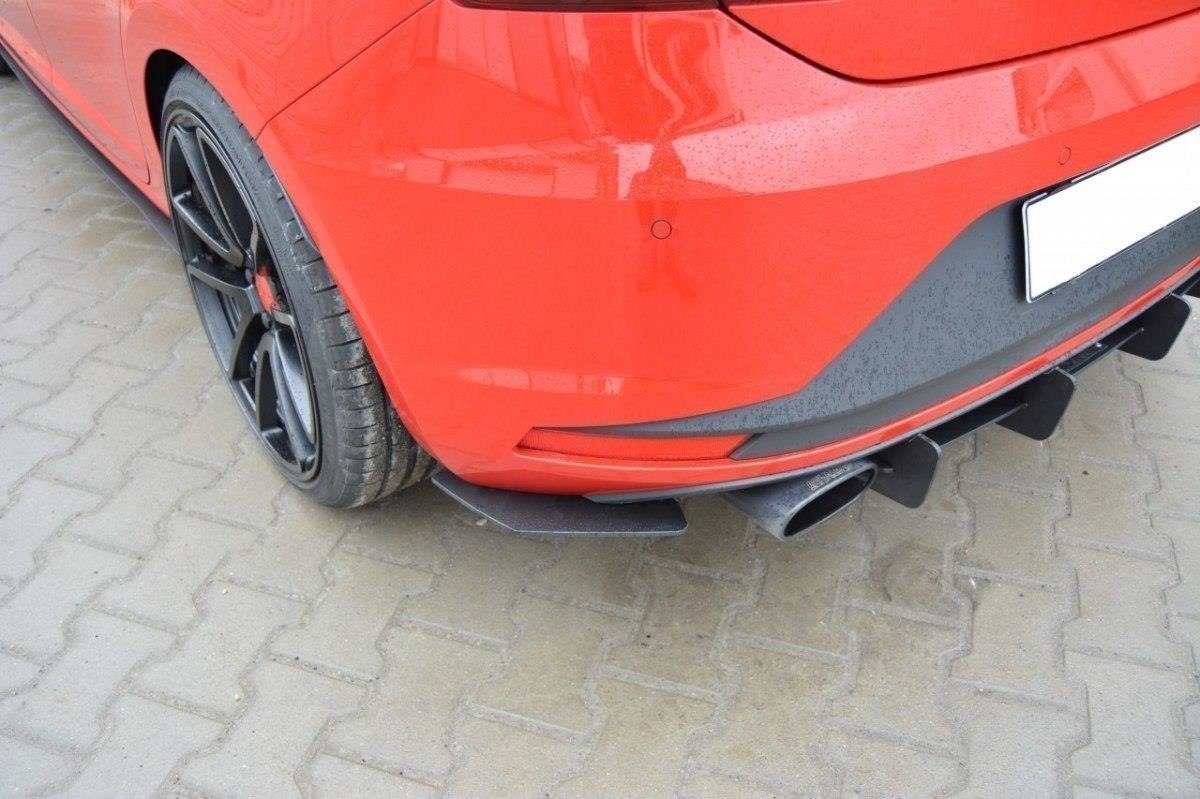 SEAT LEON III CUPRA Diffusor Heck Ansatz passend für Heckschürze passend für & Heck Ansatz Flaps Diffusor passend für – Ansicht 1