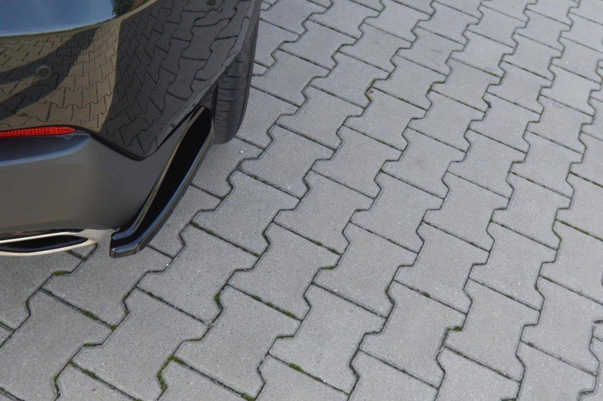 Heck Ansatz Flaps Diffusor passend für Lexus NX Mk1 T schwarz Hochglanz – Ansicht 3