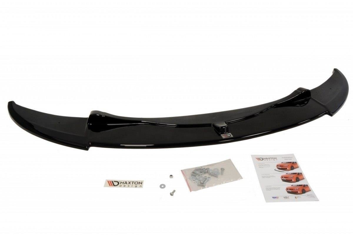 Street+ Spoilerlippe Front Ansatz passend für BMW M3 M Performance Coupe E92 / Cabrio E93   schwarz Hochglanz – Ansicht 3