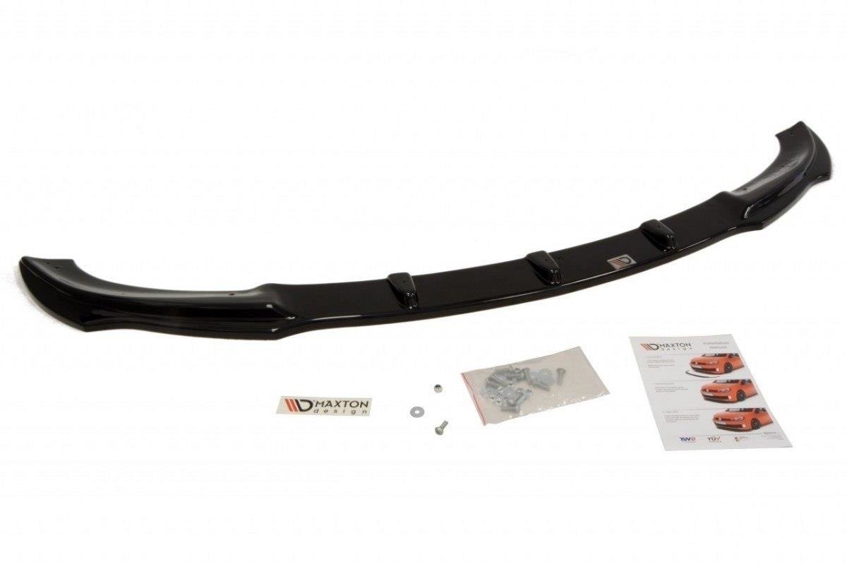 Street+ Spoilerlippe Front Ansatz passend für BMW 3er E46 COUPE schwarz Hochglanz – Ansicht 1