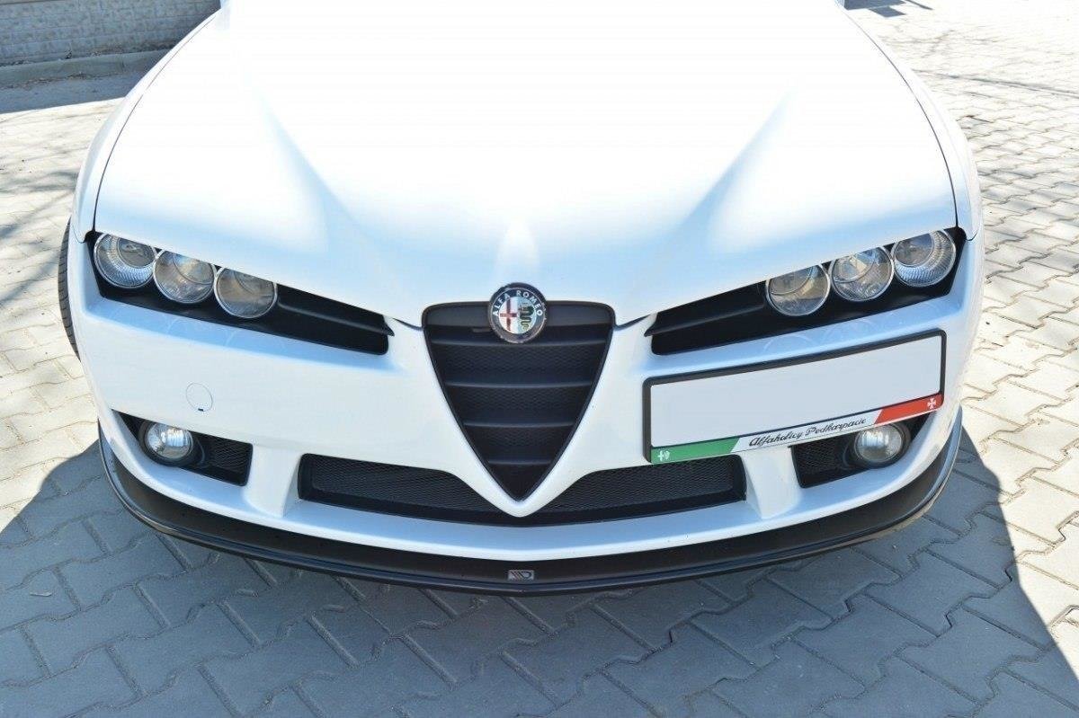 Street+ Spoilerlippe Front Ansatz passend für Alfa Romeo Brera schwarz Hochglanz – Ansicht 4