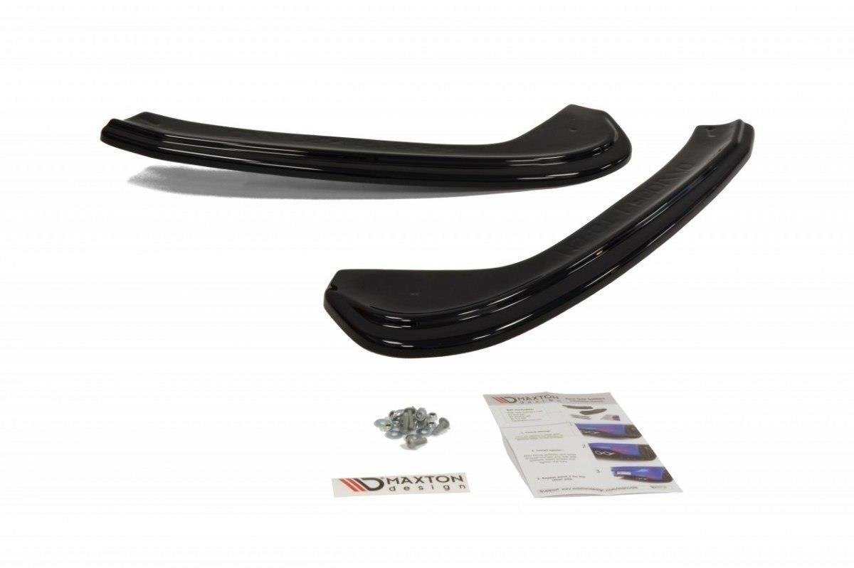 Heck Ansatz Flaps Diffusor passend für Maserati Granturismo Mk1 schwarz Hochglanz – Ansicht 5