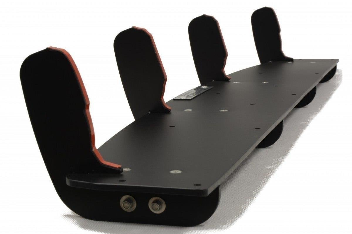 Heckschürze passend für & Heck Ansatz Flaps Diffusor passend für Audi A6 S-Line C7 (auspuffendrohr 1x2) – Ansicht 4