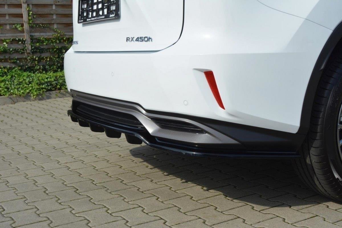 Heckansatz Lexus RX Mk4 H DTM LOOK schwarz Hochglanz – Ansicht 3