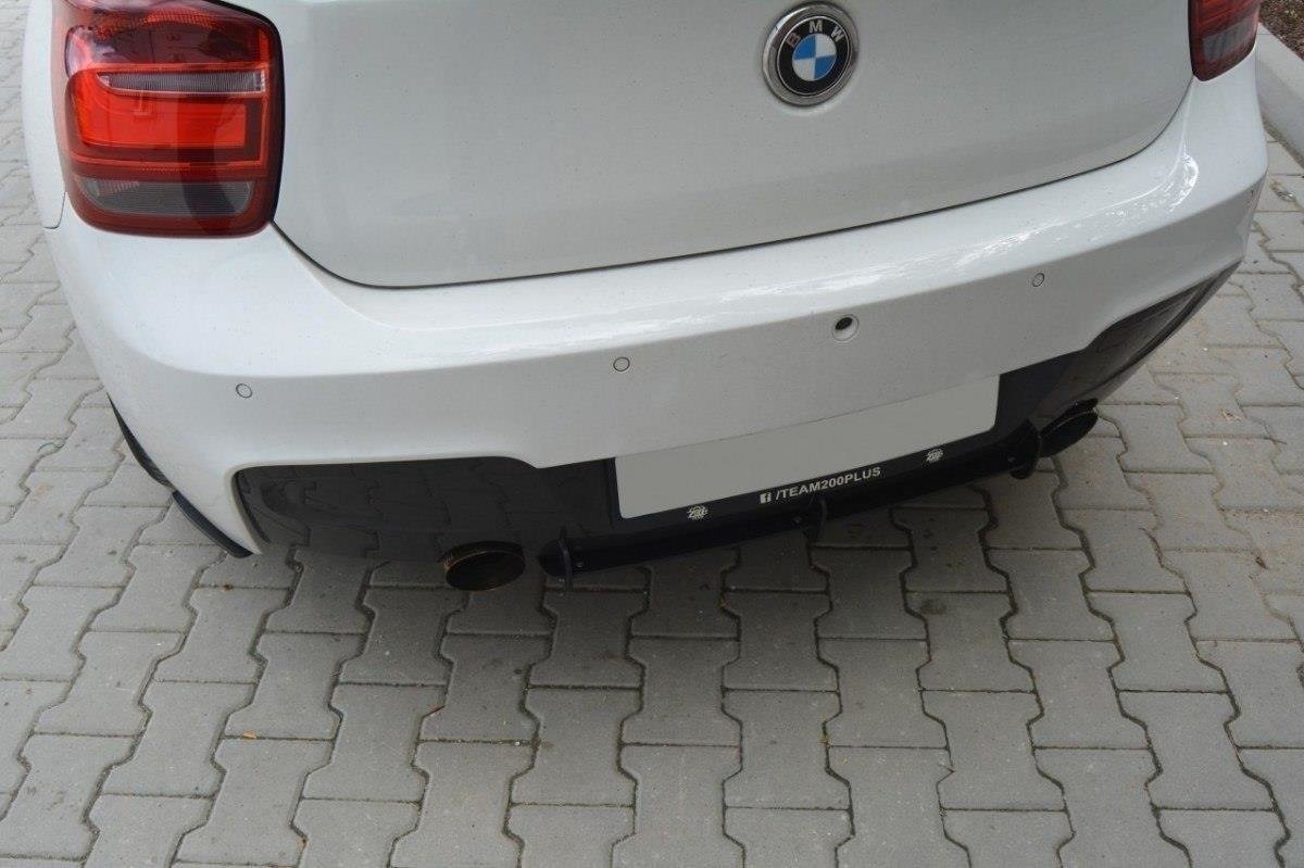 BMW 1er F20/F21 M-POWER Diffusor Heck Ansatz passend für Heckschürze passend für & Heck Ansatz Flaps Diffusor passend für (vor Facelift) – Ansicht 3
