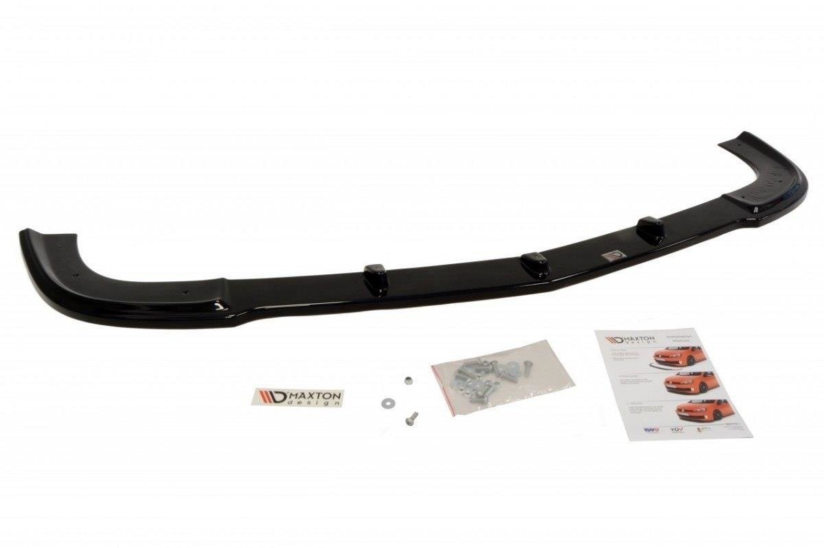 Street+ Spoilerlippe Front Ansatz passend für MERCEDES CLS C219 - W204 AMG LOOK schwarz Hochglanz – Ansicht 1