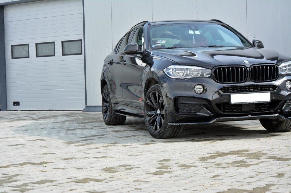 Street+ Seitenschweller Leisten passend für V.1 passend für BMW X6 M-Paket F16 schwarz Hochglanz – Ansicht 3