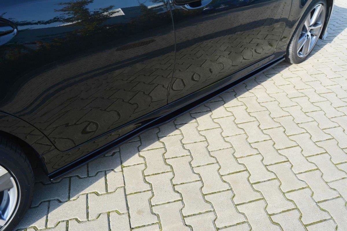 Street+ Seitenschweller Leisten passend für Lexus GS Mk4 Facelift schwarz Hochglanz – Ansicht 3