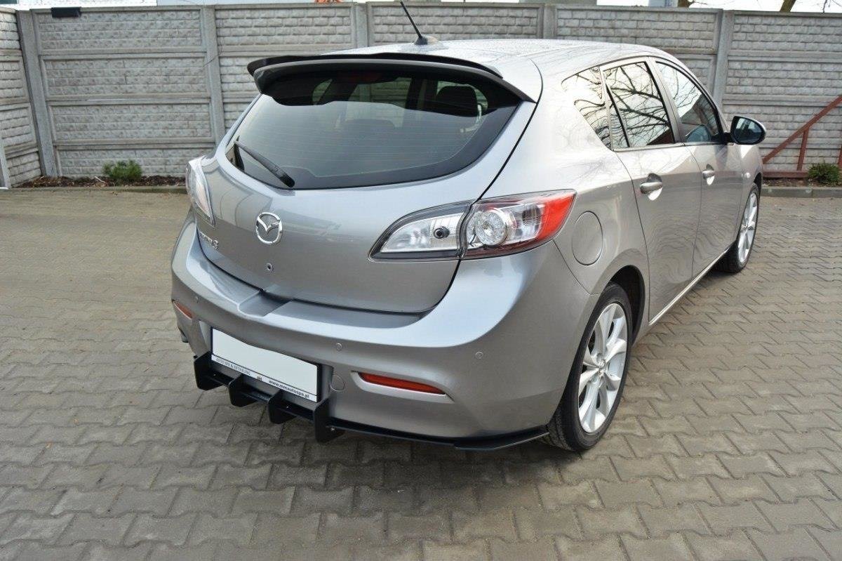 MAZDA 3 MK2 SPORT (vor Facelift) Diffusor Heck Ansatz passend für Heckschürze passend für & Heck Ansatz Flaps Diffusor passend für – Ansicht 5