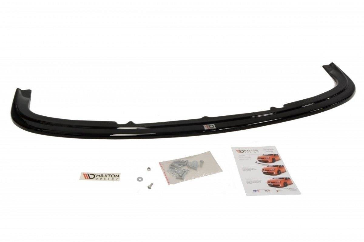Street+ Spoilerlippe Front Ansatz passend für VW GOLF 4 R32 schwarz Hochglanz – Ansicht 6
