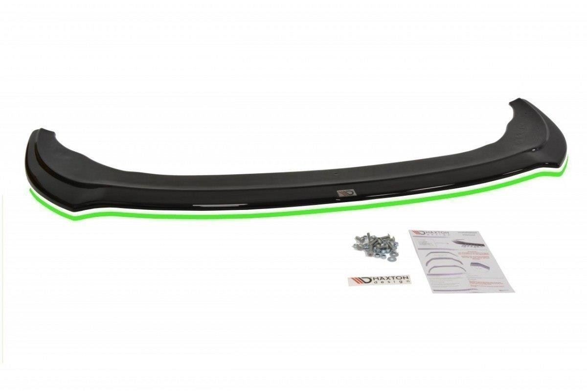 Street+ Spoilerlippe Front Ansatz V.2 passend für SEAT LEON MK2 CUPRA / FR Facelift schwarz Hochglanz – Ansicht 5