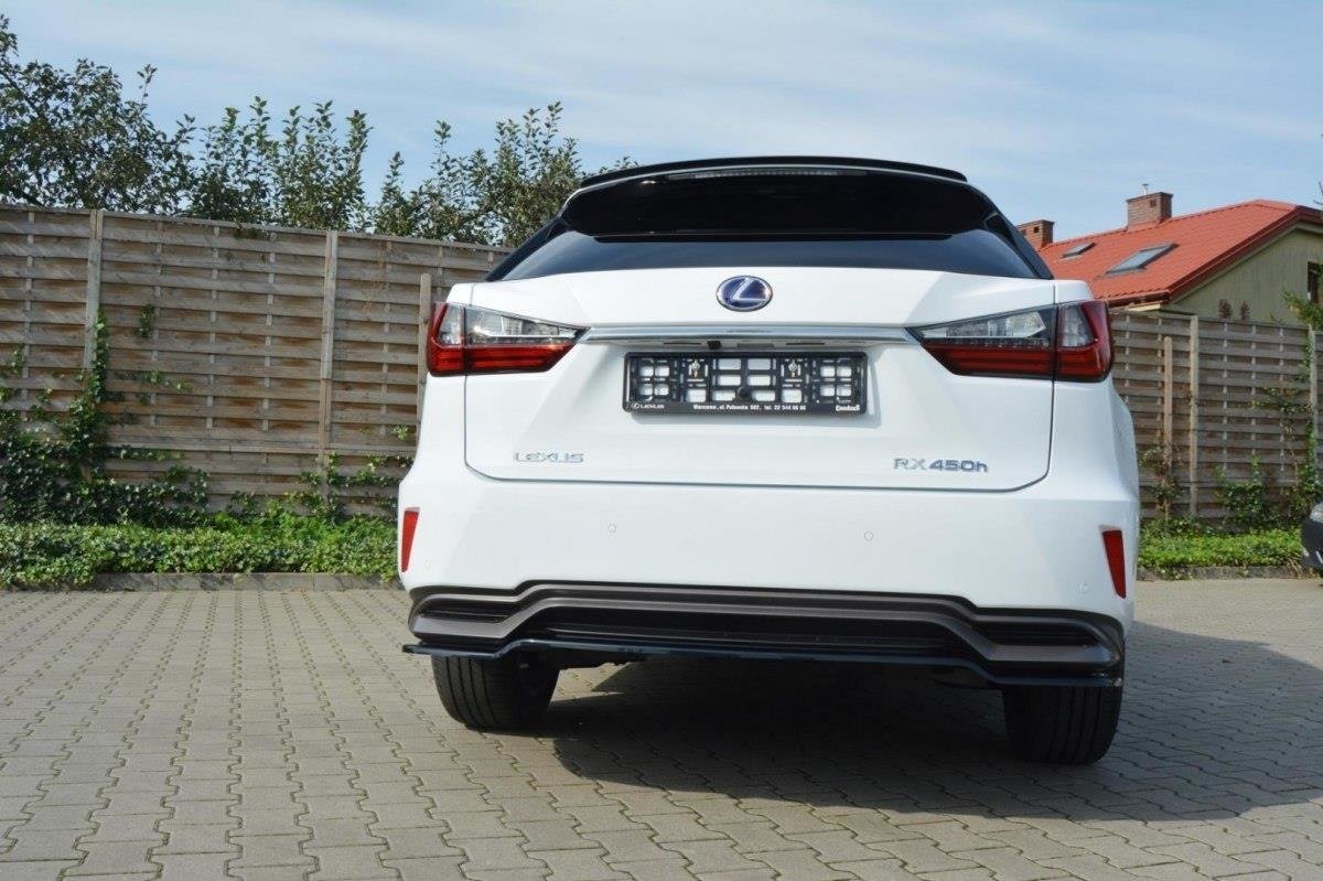 Heckansatz Lexus RX Mk4 H  schwarz Hochglanz – Ansicht 1